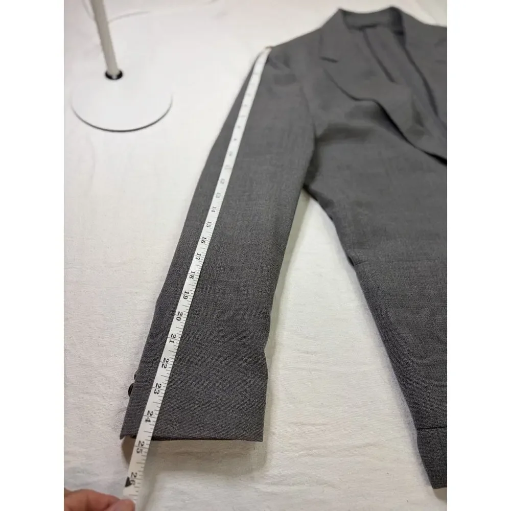 Bonobos Marzotto Italian Wool Men’s Sport Coat Blazer Gray 40R Standard Fit